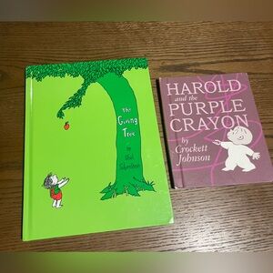 The Giving Tree and Harold and the Purple Crayon Books